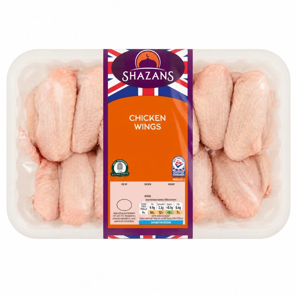 Shazans Chicken Wings 1Kg