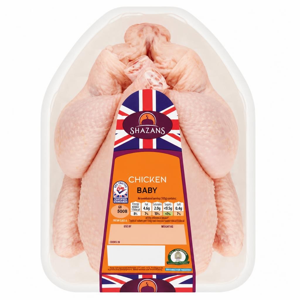 Shazans Baby Whole Chicken 0.7-1kg