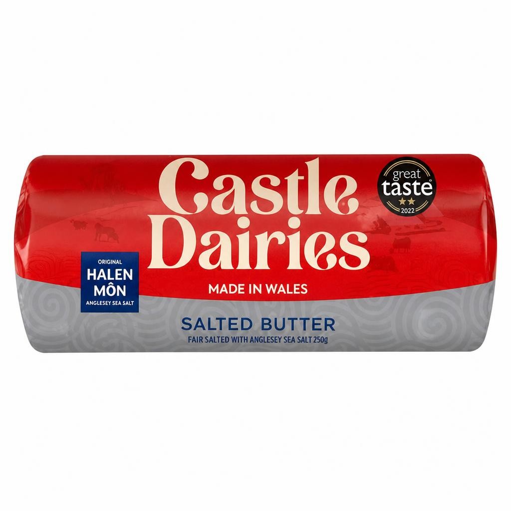 Castle Dairies Salted Butter 200g