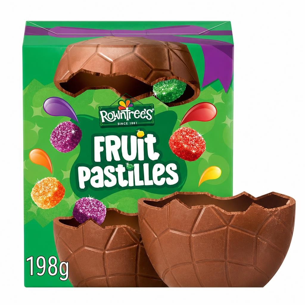 Rowntree's Fruit Pastilles Large Milk Chocolate Easter Egg 198g