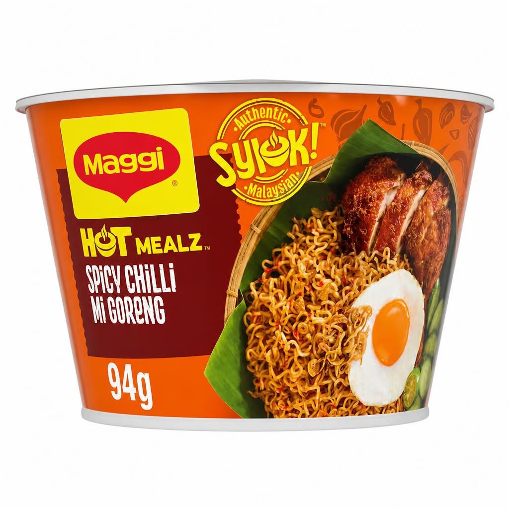 Maggi Hot Mealz Spicy Chilli Mi Goreng Flavour Noodles 94g