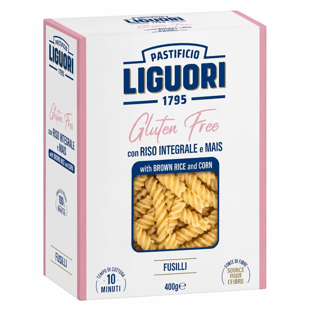 Pastificio Liguori Fusilli with Brown Rice and Corn 400g
