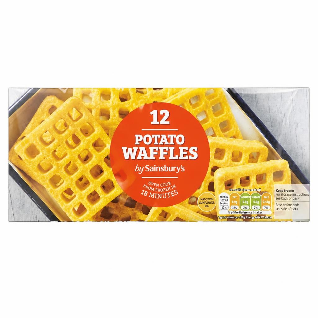Sainsbury's Potato Waffles x12 680g