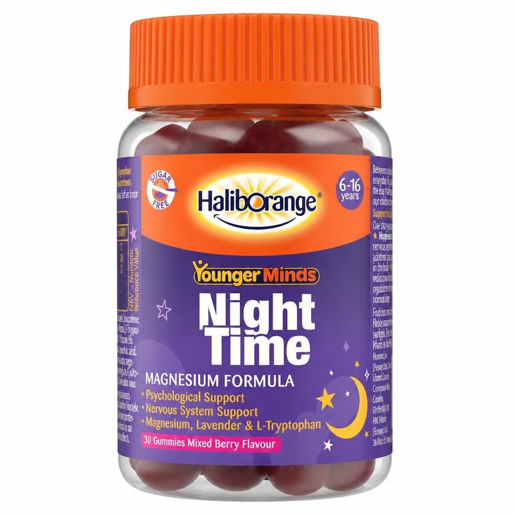 Haliborange Younger Minds Night Time Berry Flavour 30 Gummies