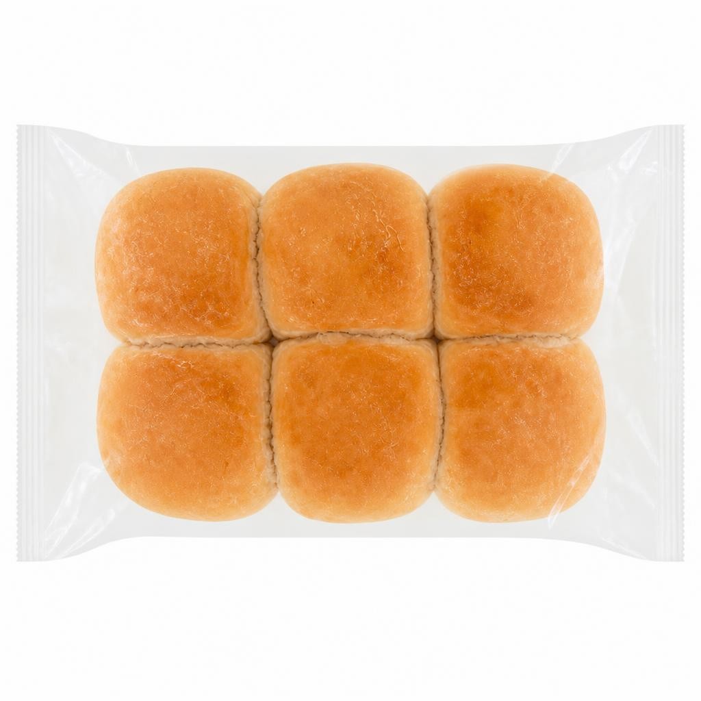 Tesco White Soft Rolls 6 Pack
