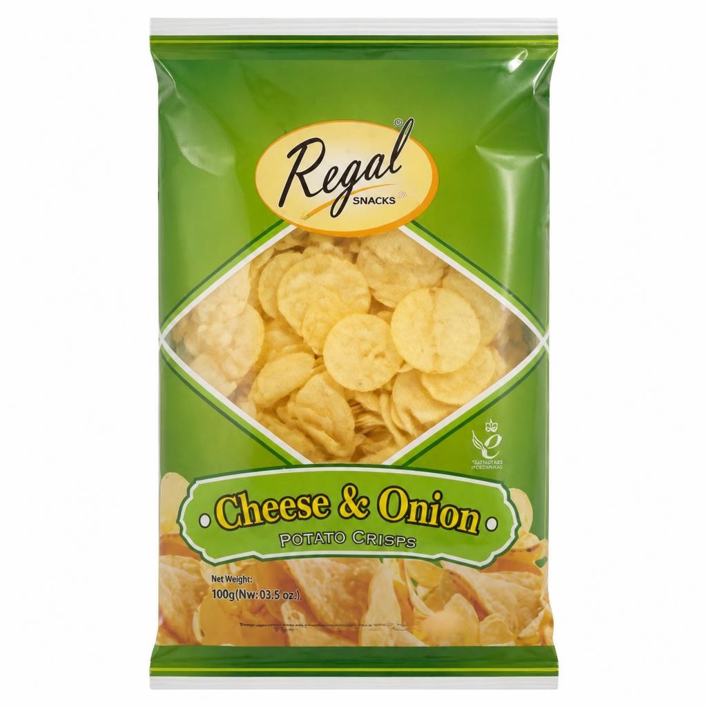 Regal Cheese & Onion Potato Crisps 300g