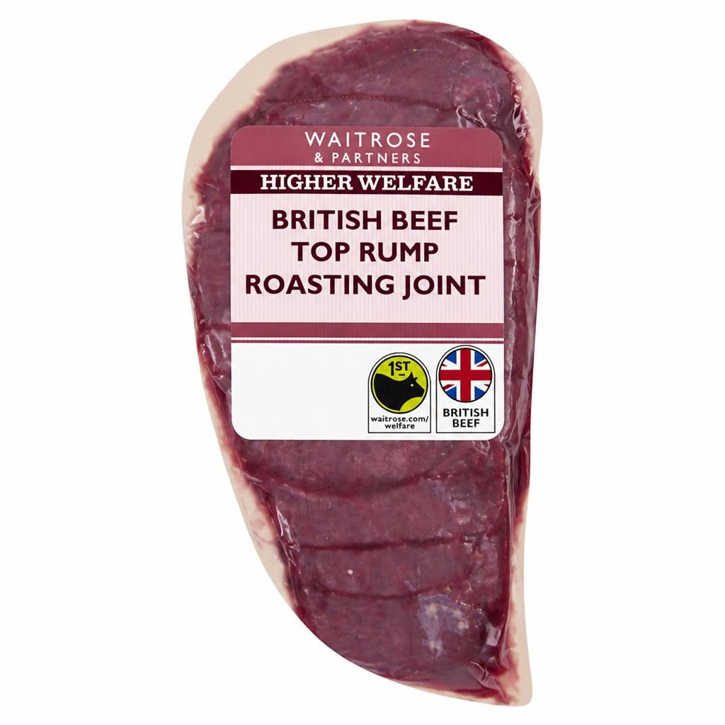 Waitrose British Beef Top Rump Roasting Joint