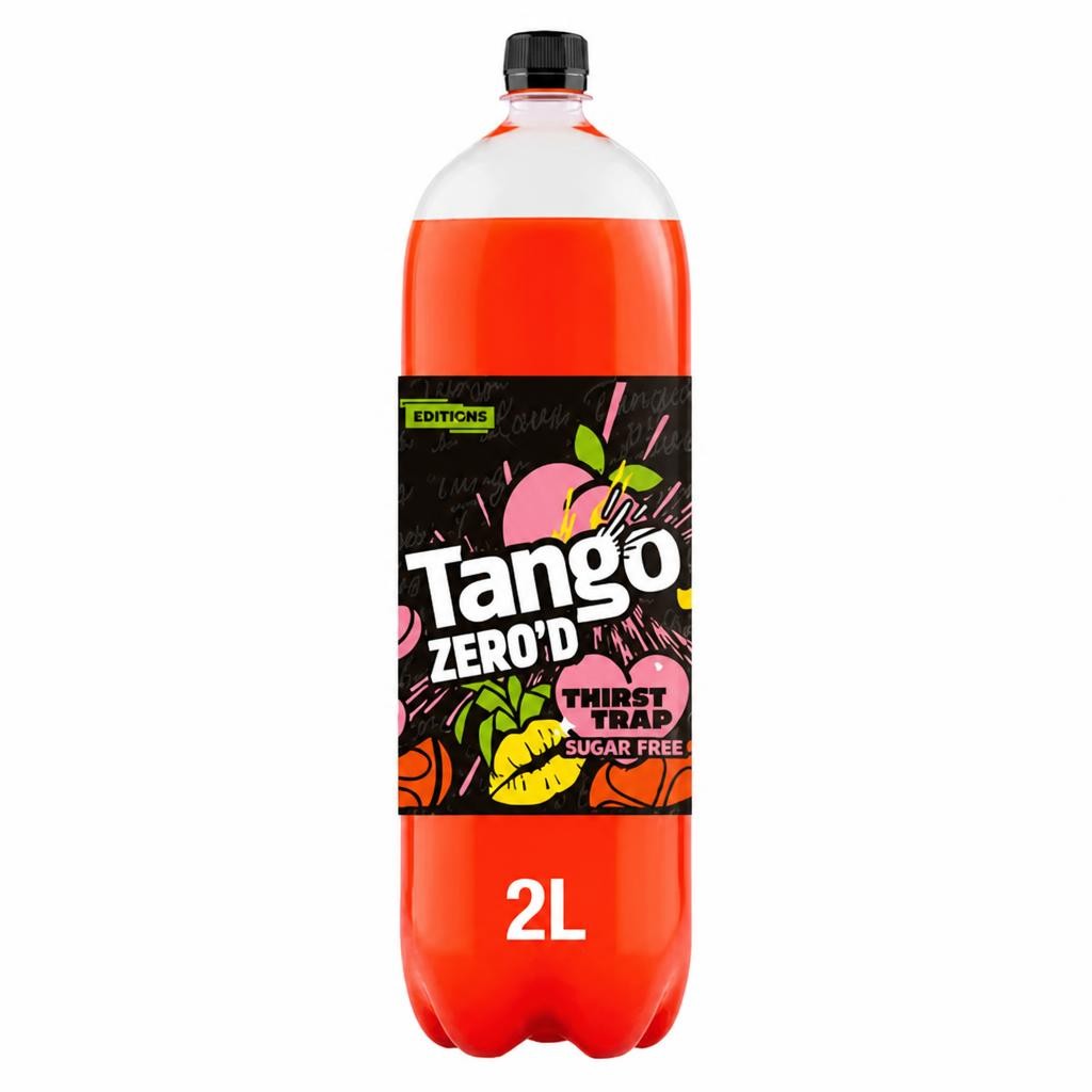 Tango Zero'd Thirst Trap Peach, Pineapple and Orange  Sugar Free Bottle 2L