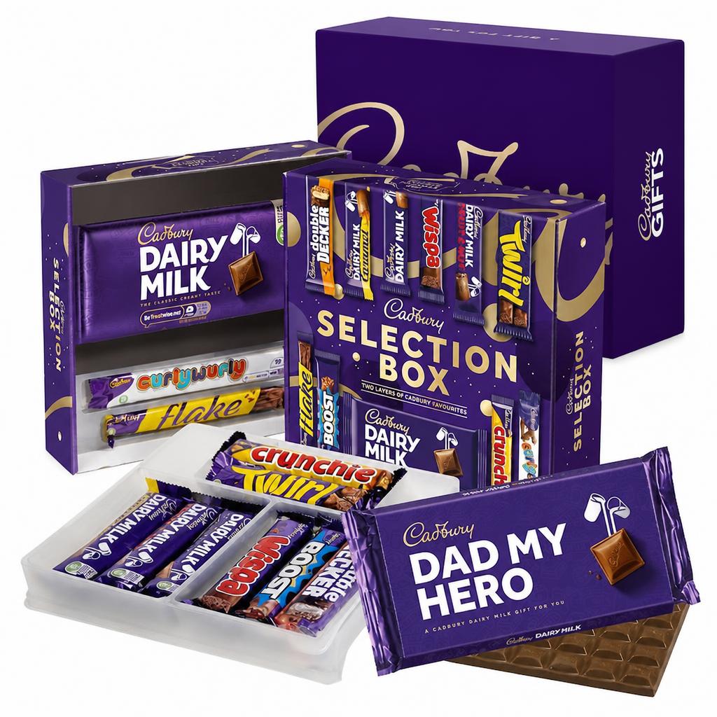 Cadbury Dad My Hero Chocolate Selection Box Gift Hamper
