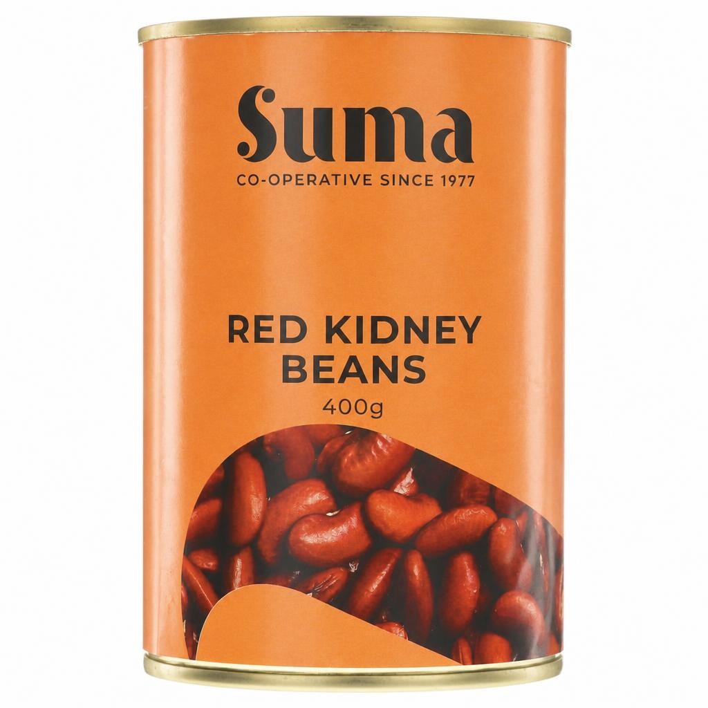 Suma - Red Kidney Beans - 12 x 400g - 12 Pack