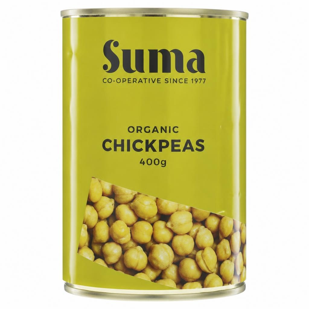 Suma Organic - Chickpeas - Organic - 12 x 400g - 12 Pack