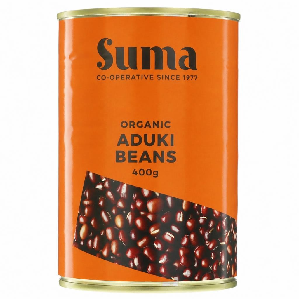 Suma Organic - Aduki Beans - Organic - 12 x 400g - 12 pack