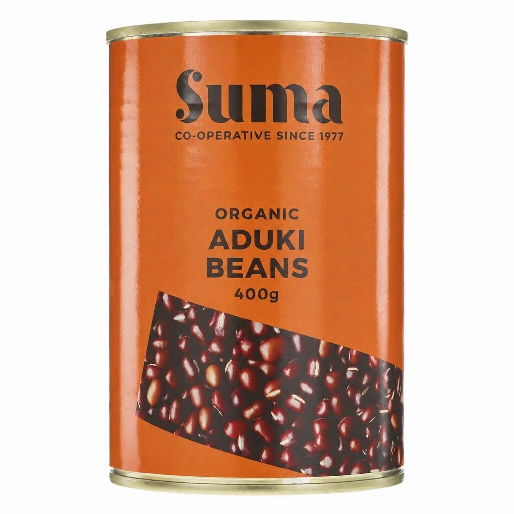 Suma Organic - Aduki Beans - Organic - 12 x 400g - 12 pack