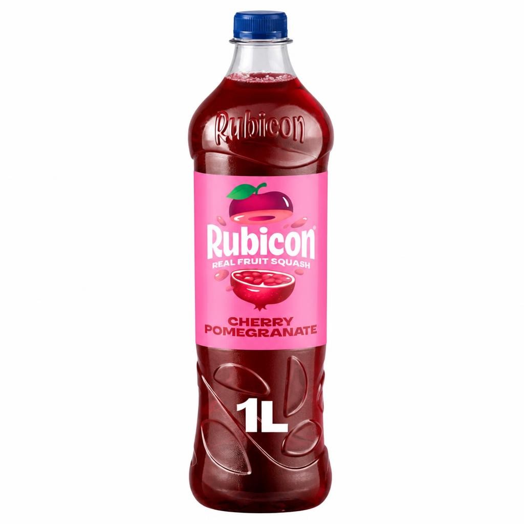 Rubicon 1L Real Fruit Cherry Pomegranate No Added Sugar Squash