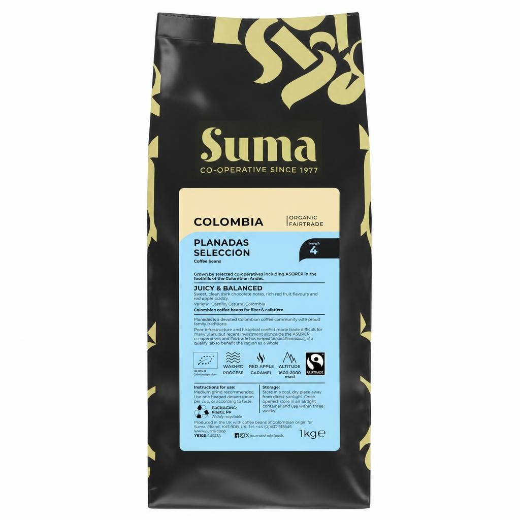 Suma Organic - Colombia Beans - 1 kg - 1 pack