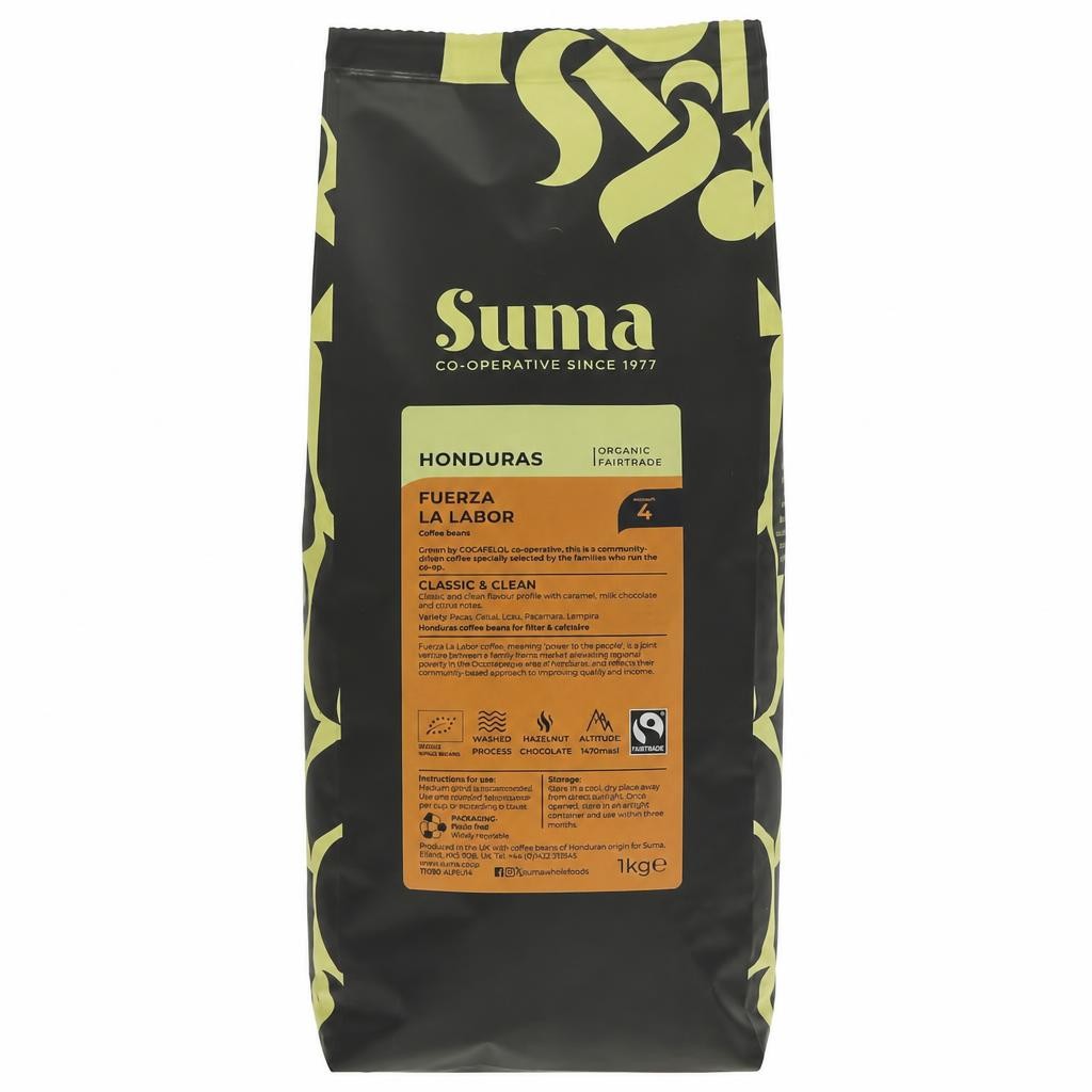 Suma Organic - Honduras Coffee Beans - 1 kg - 1 pack