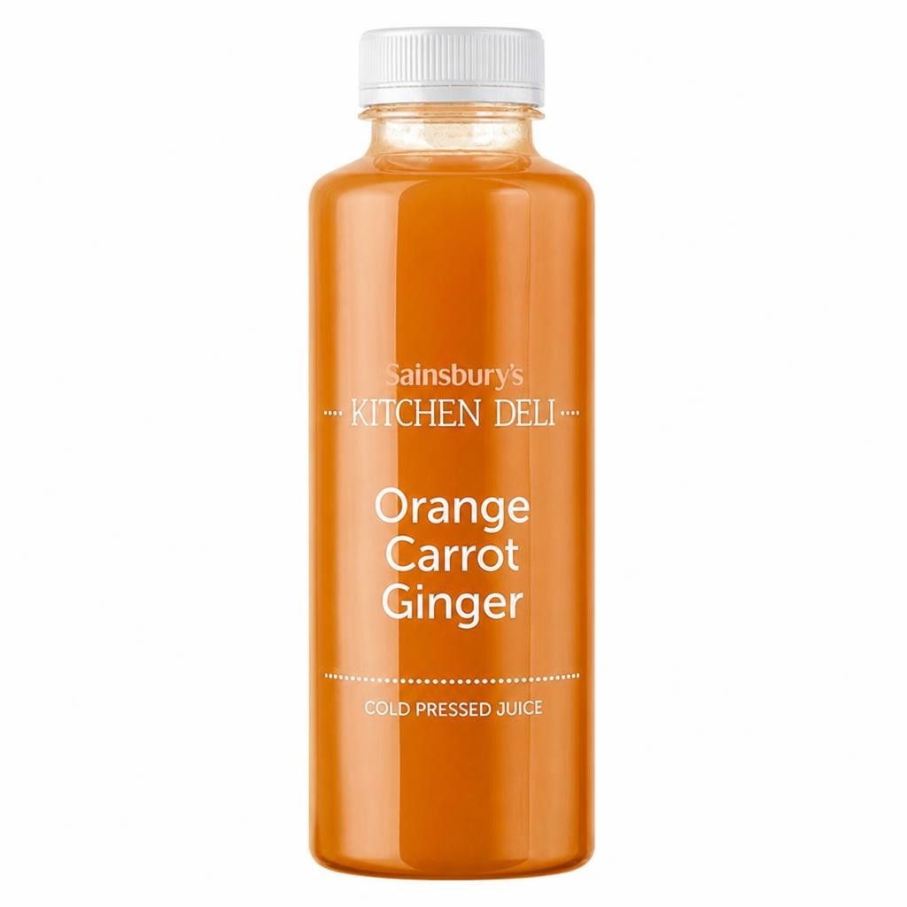 Sainsbury's 250ml Kitchen Deli Orange, Carrot & Ginger Juice