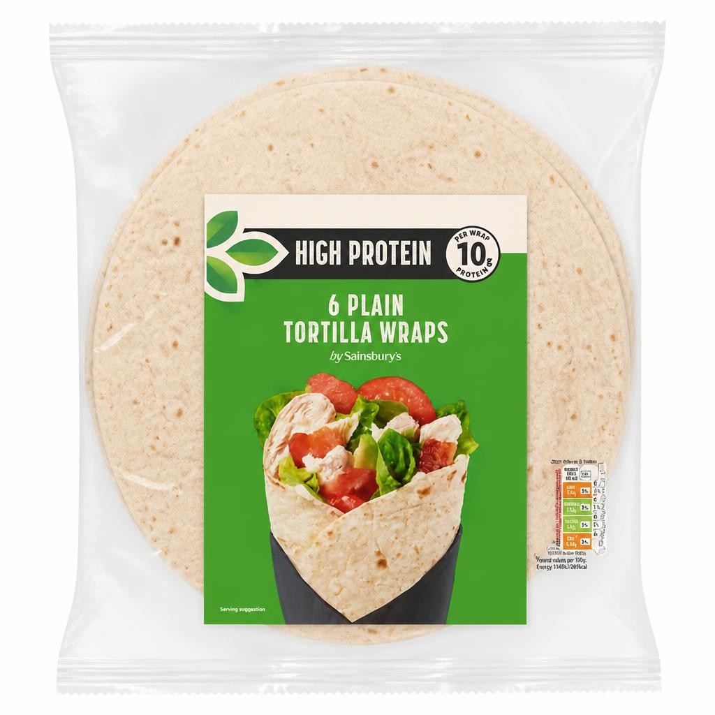 Sainsbury's 6 x High Protein Tortilla Wraps