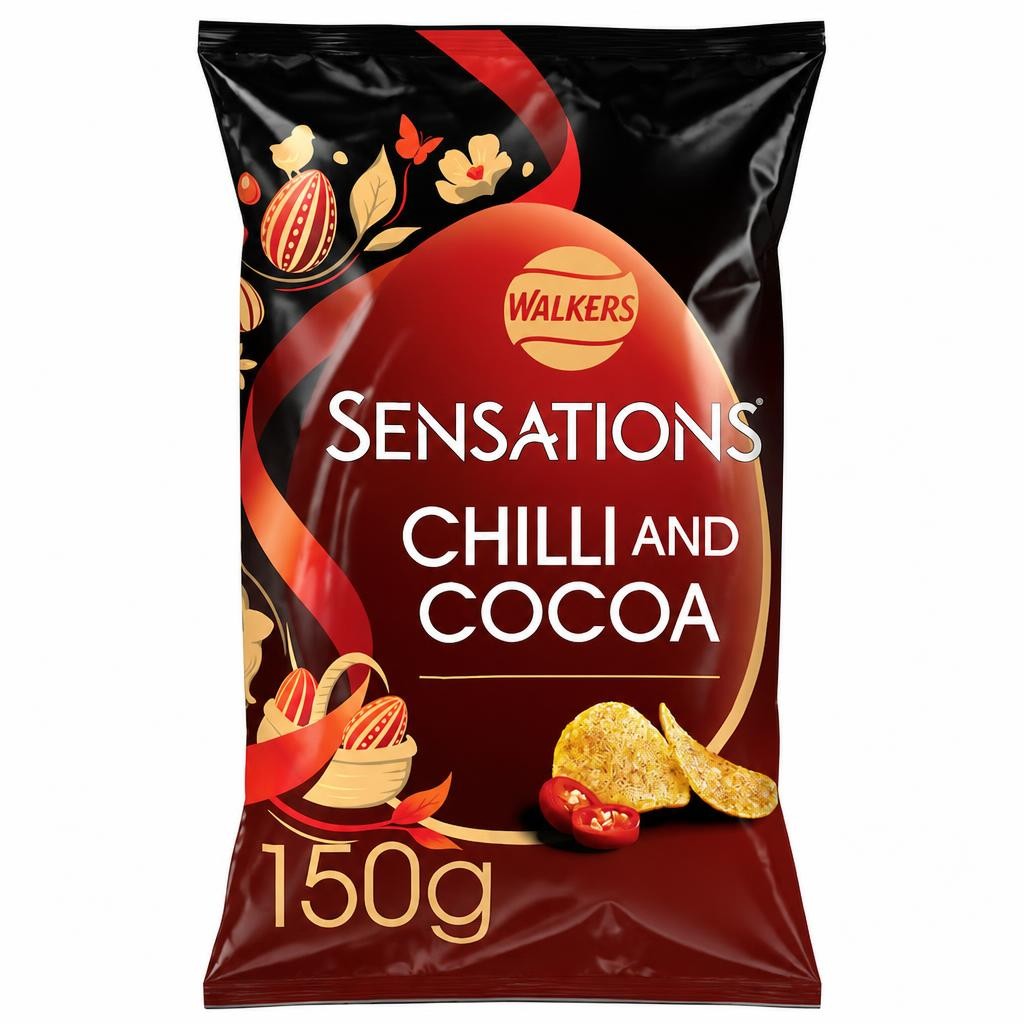 Sensations Chilli & Cocoa Sharing Crisps 150g