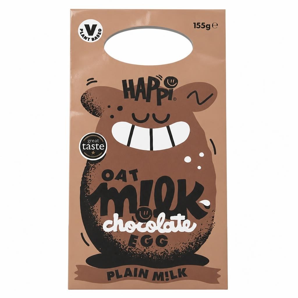 Happi Oat Milk Plain Chocolate Egg