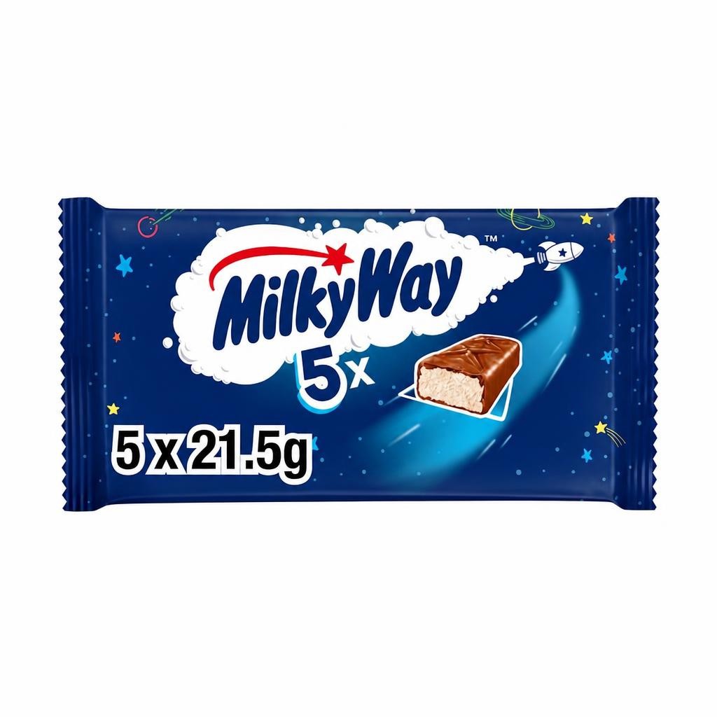 Milky Way Milk Chocolate Bars Multipack 5 x 21.5g