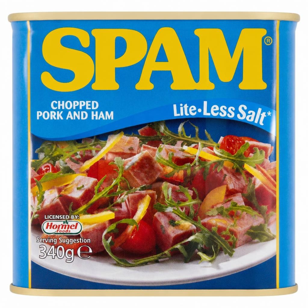 Spam Lite Chopped Pork and Ham 340g