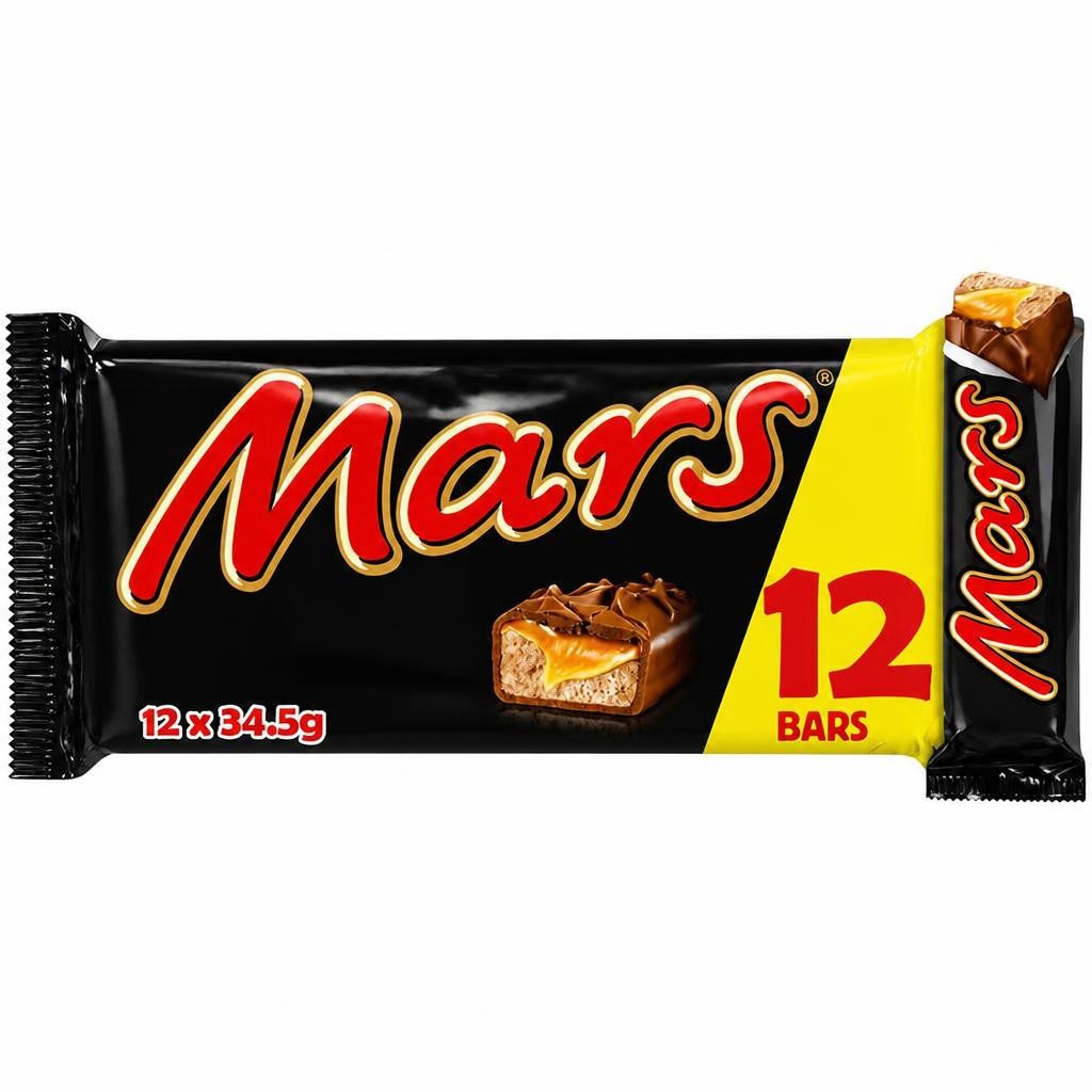Mars Milk Chocolate Nougat and Caramel Centre Bar 12 x 34.5g