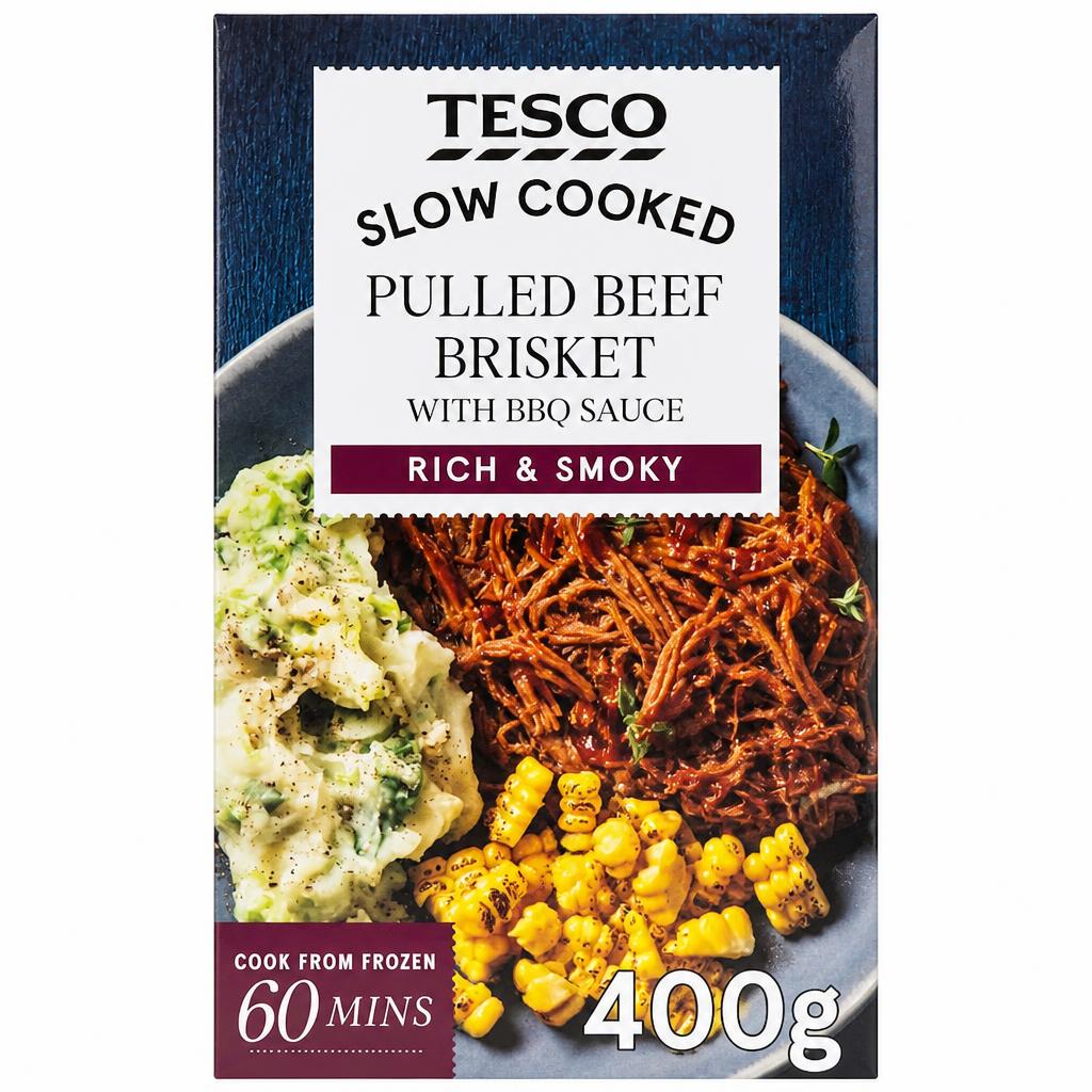 Tesco Slow Cooked BBQ Beef Brisket 400g