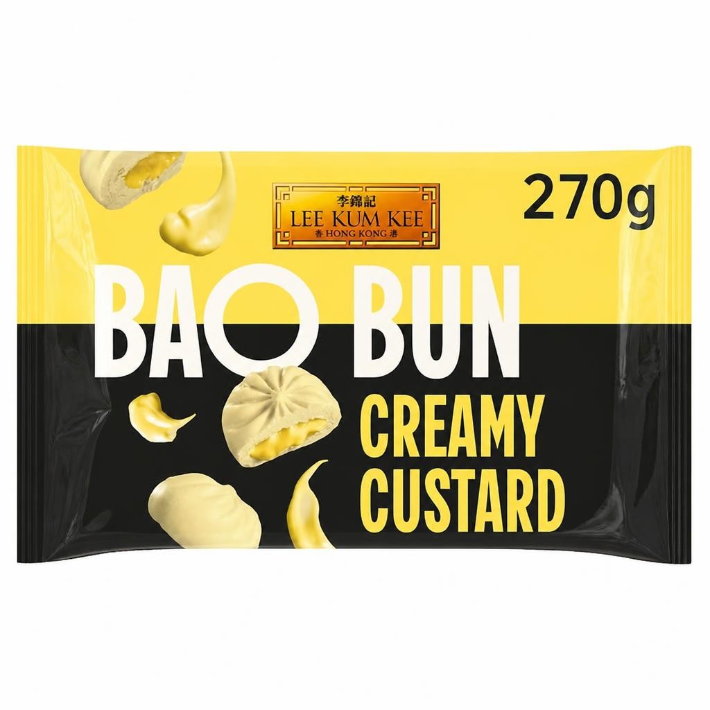 Lee Kum Kee 6 x Bao Bun Creamy Custard 270g