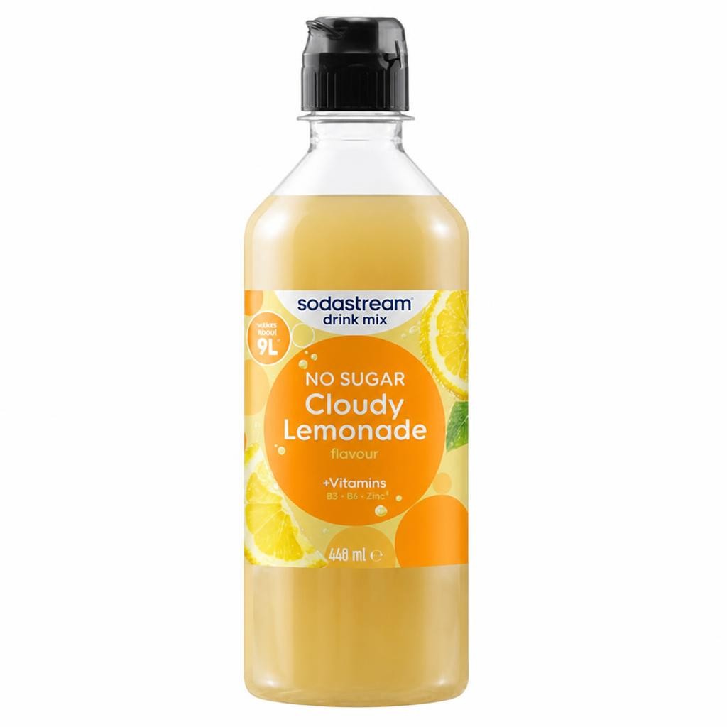 Sodastream 440ml Classics Cloudy Lemonade Flavour Sparkling Drink Mix