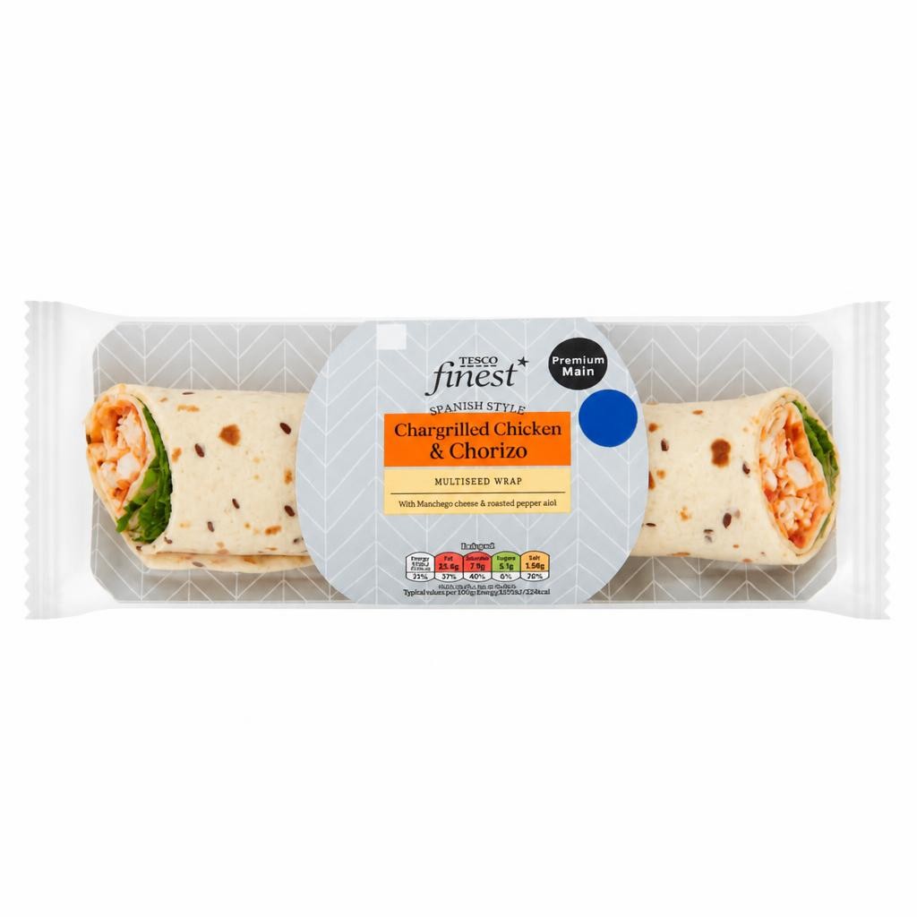 Tesco Finest Chicken, Chorizo & Manchego Wrap