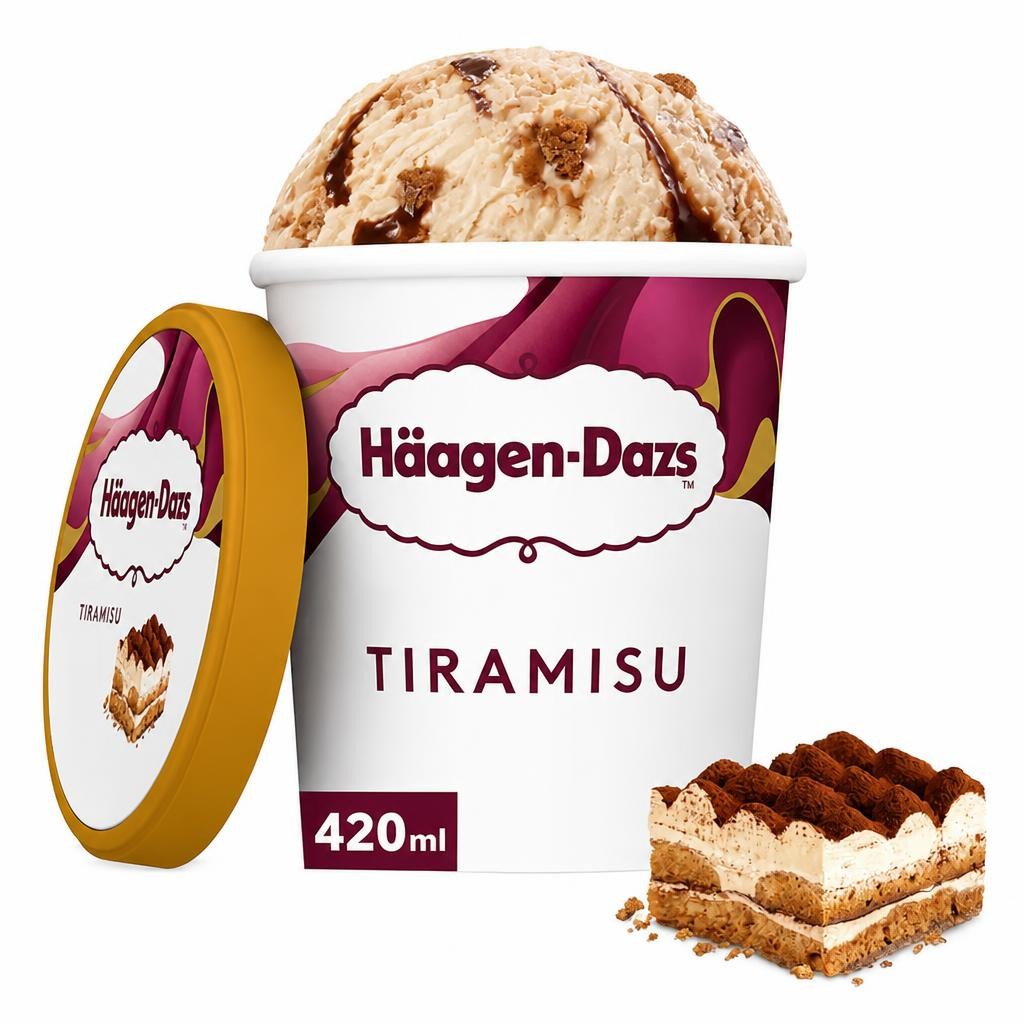 Haagen-Dazs Tiramisu Ice Cream Tub 420ml
