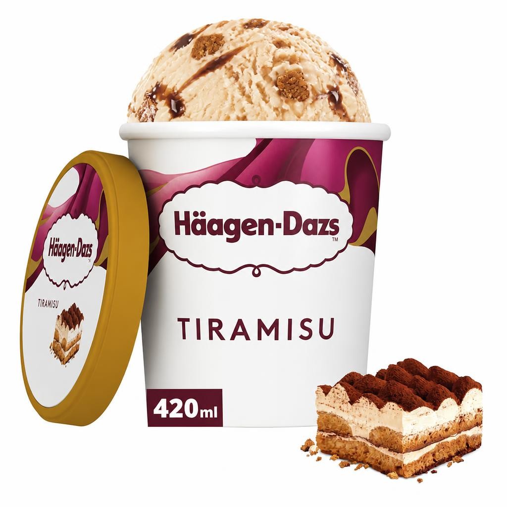 Haagen-Dazs Tiramisu Ice Cream Tub 420ml