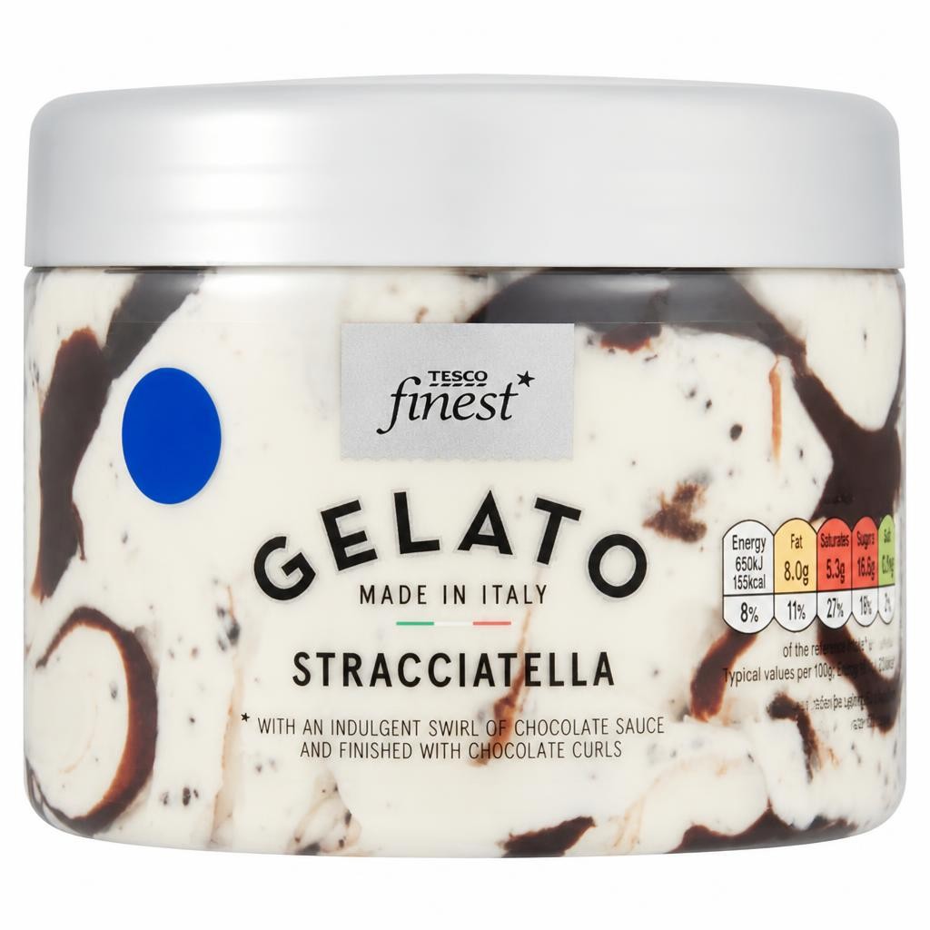 Tesco Finest Stracciatella Gelato 480ml