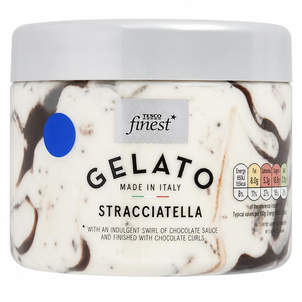 Tesco Finest Stracciatella Gelato 480ml