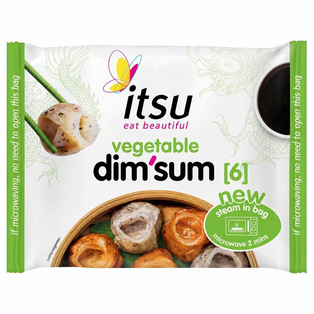 itsu vegetable dim sum 168g