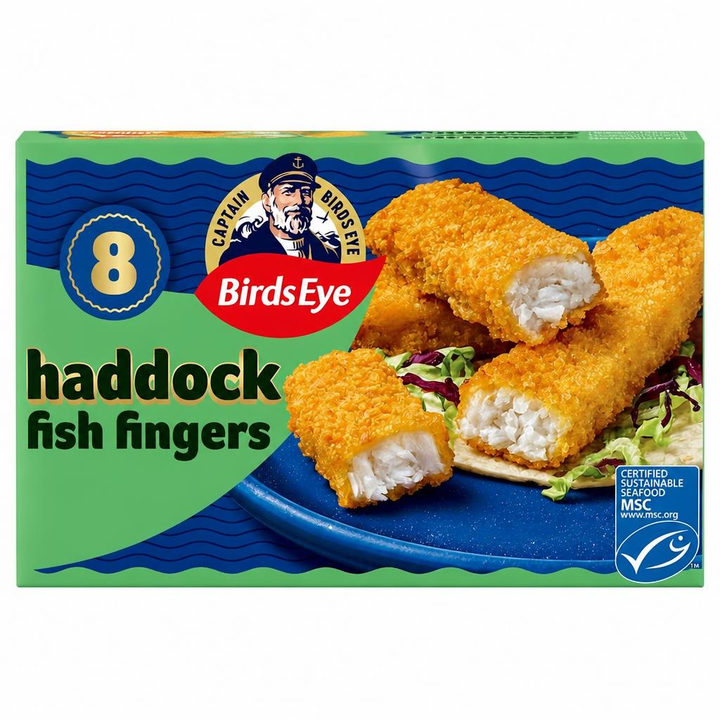 Birds Eye 8 Breaded Haddock Fish Fingers 240g