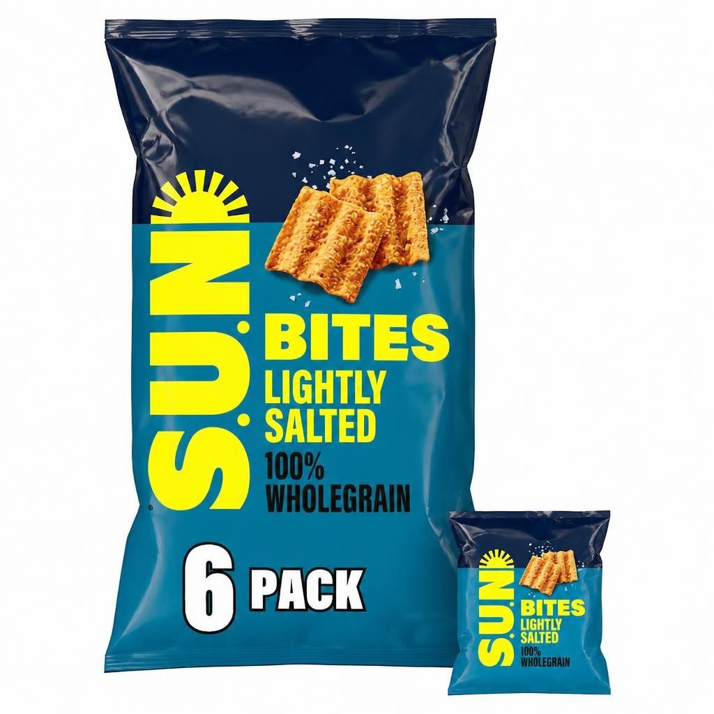 Sunbites Lightly Salted Crisps 6x25g