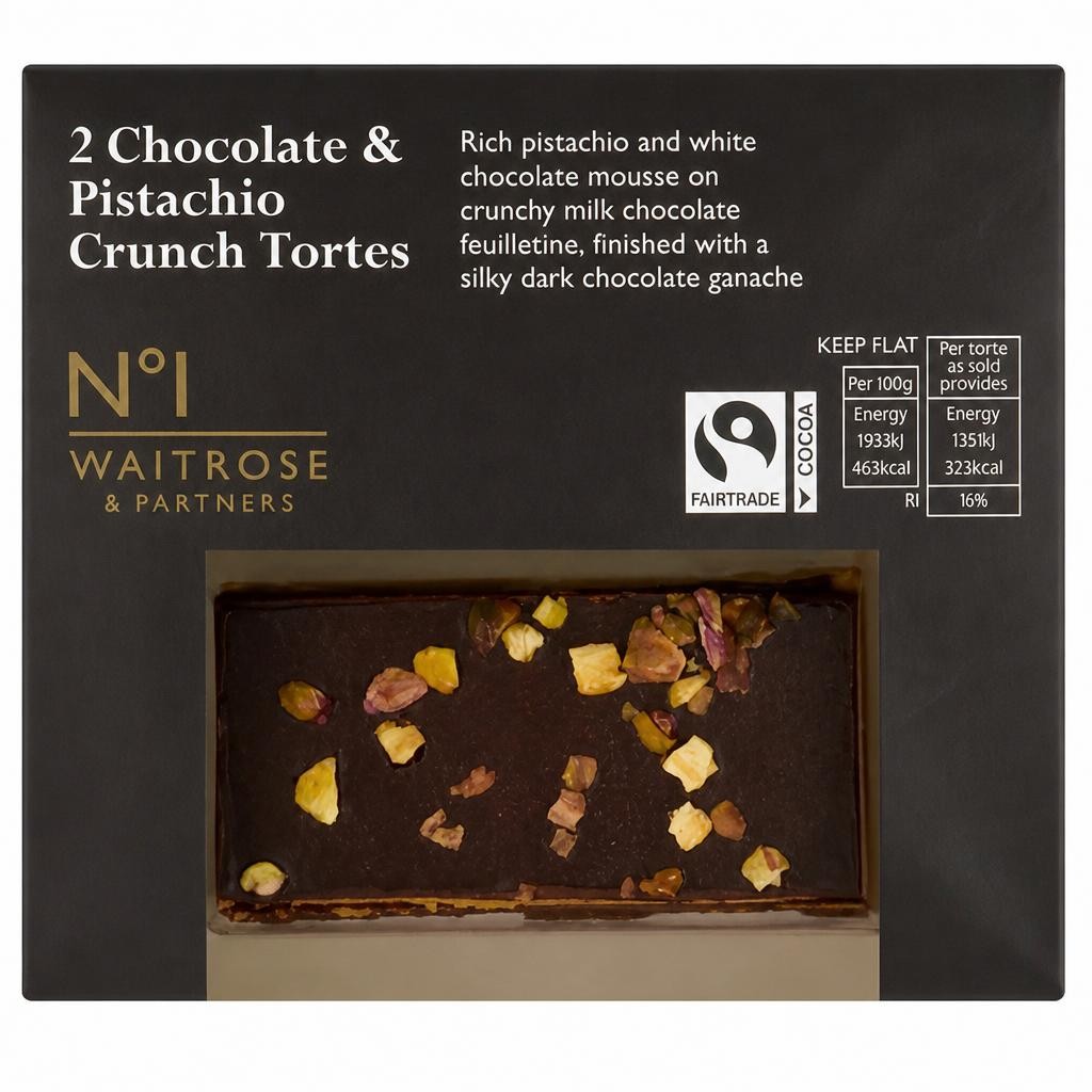 No.1 2 Chocolate & Pistachio Crunch Tortes
