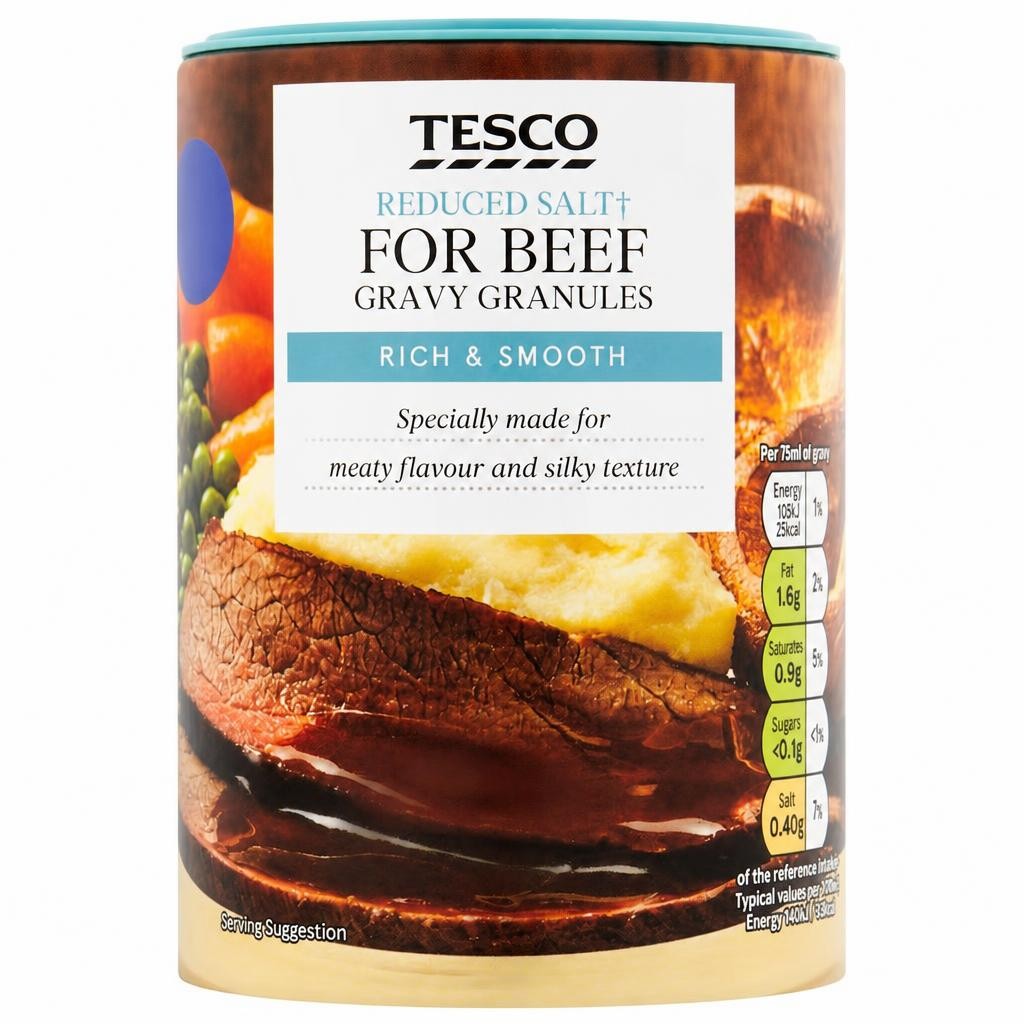Tesco Reduced Salt Gravy Granules 200G