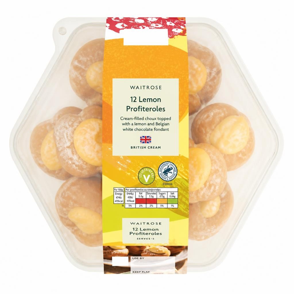 Waitrose Lemon Profiteroles
