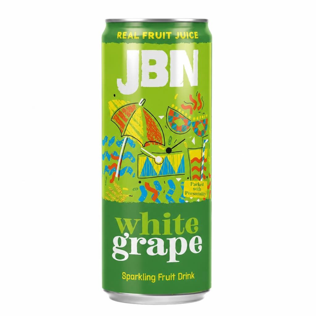 JBN Caribbean Edition Sleek White Grape Gift Boxed Case of 6
