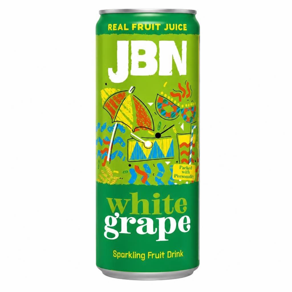 JBN Caribbean Edition Sleek White Grape Gift Boxed Case of 6 | Green | Green | White Grape | 6