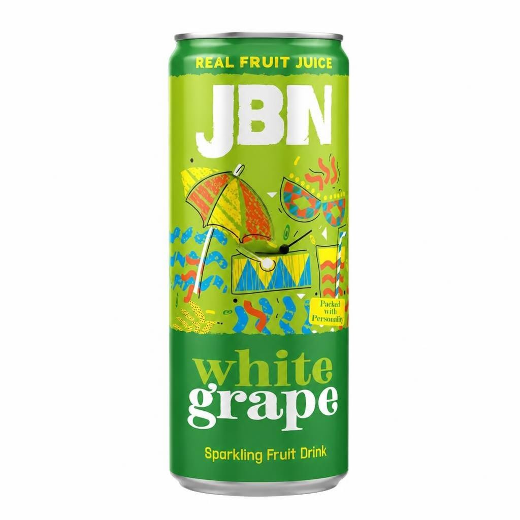 JBN Caribbean Edition Sleek White Grape Gift Boxed Case of 6