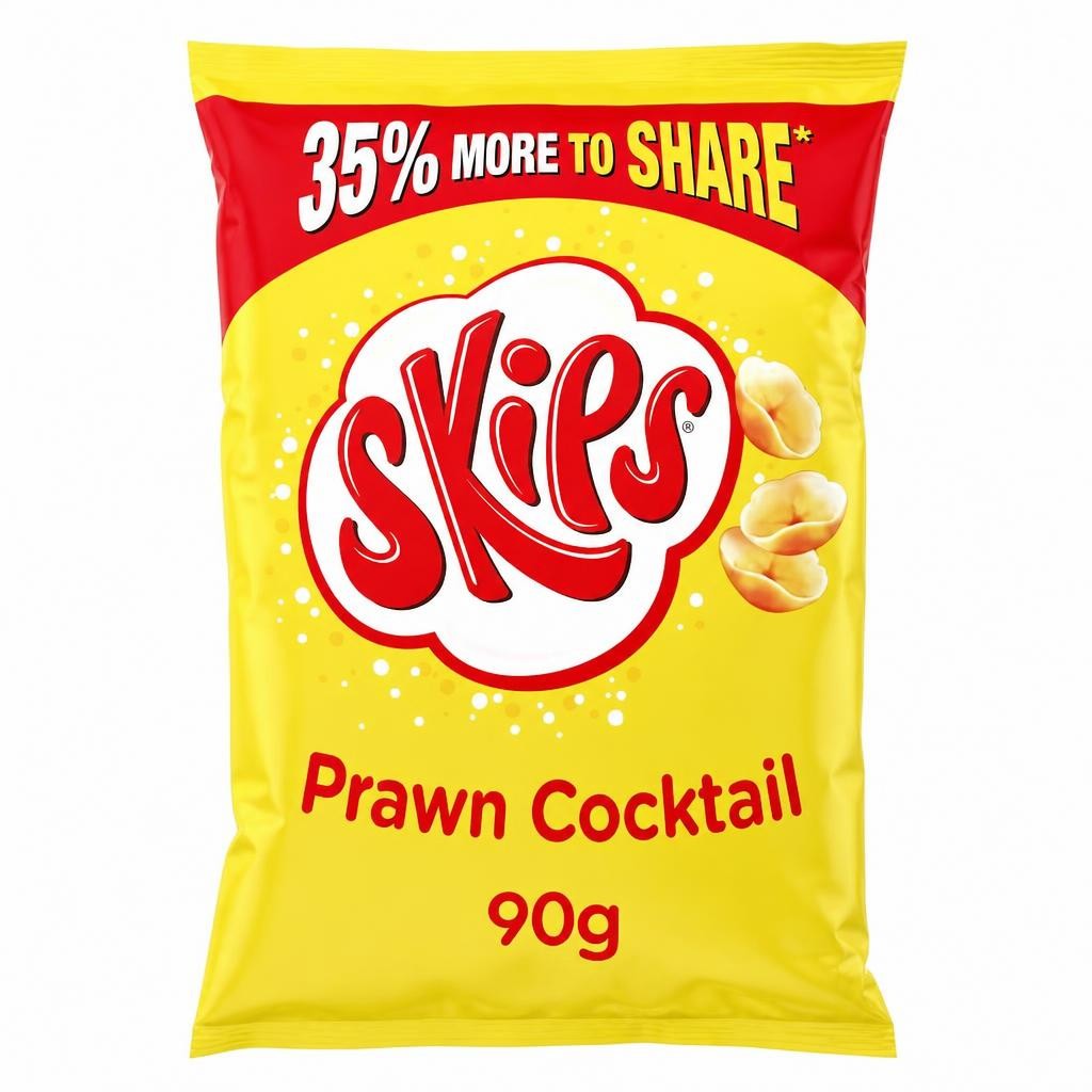 Skips Prawn Cocktail Sharing Crisps 90g