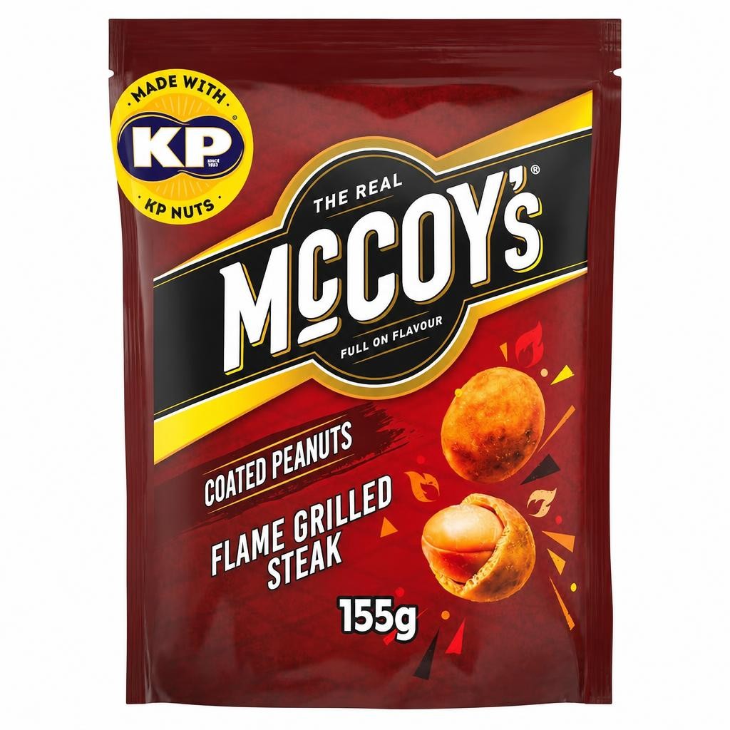 McCoy's Coated Peanuts Flame Grilled Steak 155g
