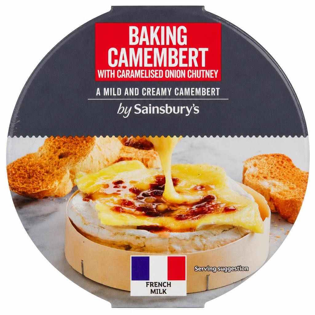 Sainsbury's Baking Camembert with Caramelised Onion Chutney 280g
