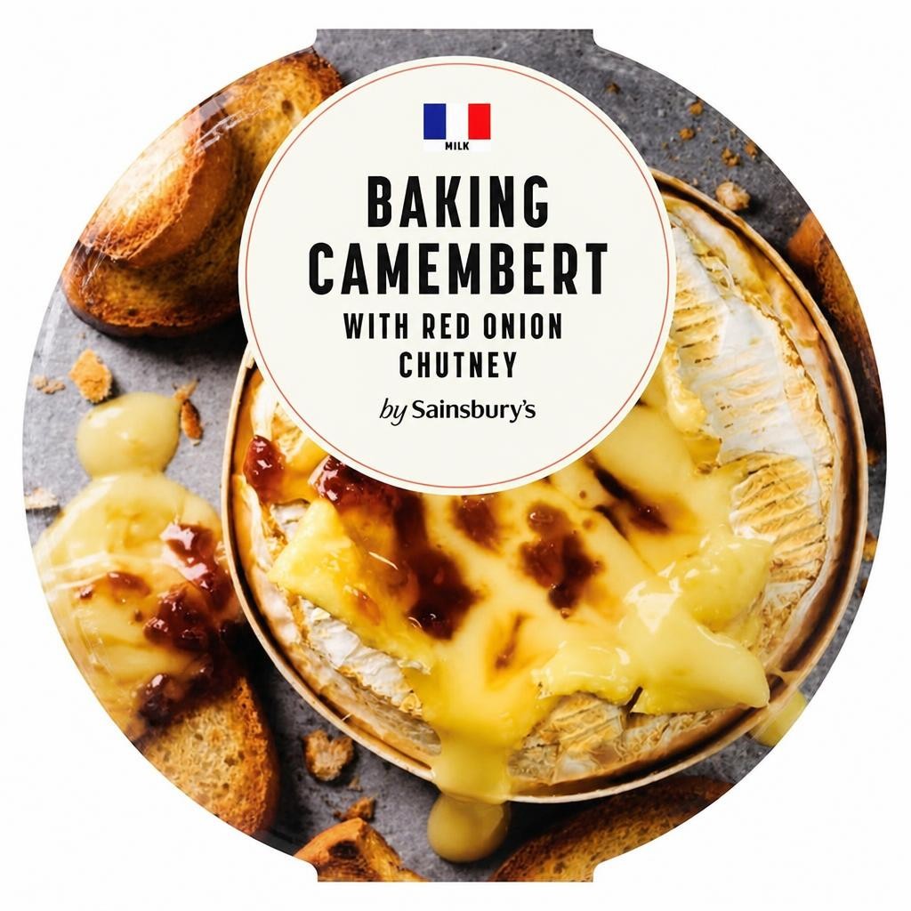 Sainsbury's Baking Camembert with Caramelised Onion Chutney 280g