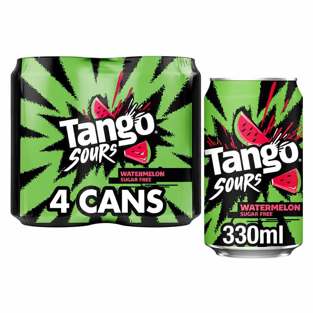 TANGO Sours Watermelon Sugar Free 4x330ml