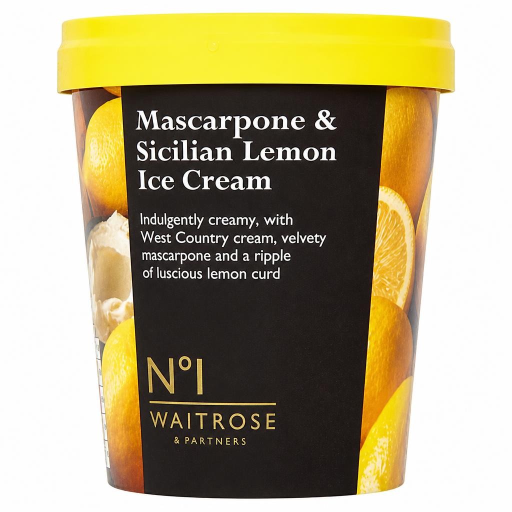 No.1 Mascarpone & Sicilian Lemon Ice Cream
